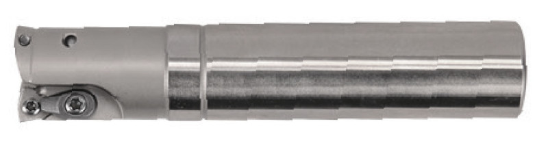 Фреза концевая по металлу со сменными пластинами для высоких подач D-21 арт: EXP05-21-C20-200-2T
